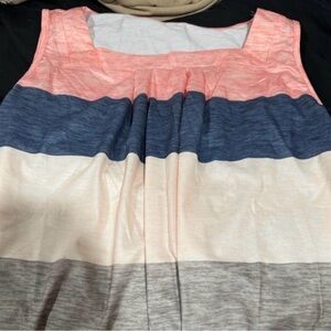NWOT. SHEIN Multicolor Striped Tank Top